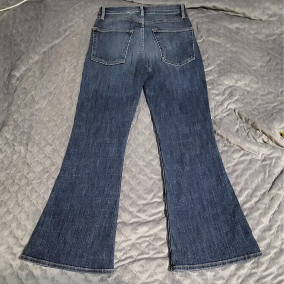 NWT Frame Denim Sz26 Le Crop Flare Sunrise Park Jeans - Picture 3 of 7